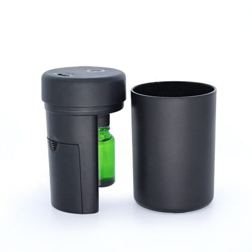 Mini Car Waterless Essential Oil Diffuser AA Battery Powered Black - Image 5