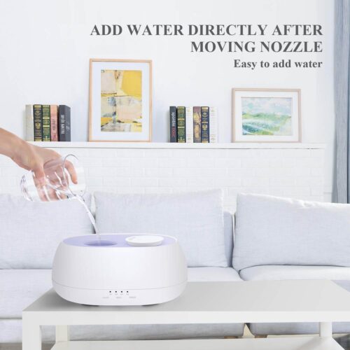 500ML Ultrasonic Diffuser▕ Cloud Mist White - Image 8