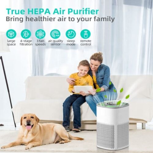 Smart Home Air Purifier With Whtie Noise - Image 3