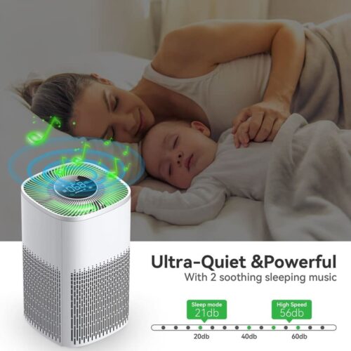 Smart Home Air Purifier With Whtie Noise - Image 4