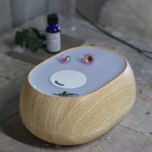 Sea Cloud Aroma Diffuser Remote Control Humidifier | Light Wood - Image 5