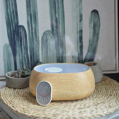 Sea Cloud Aroma Diffuser Remote Control Humidifier | Light Wood