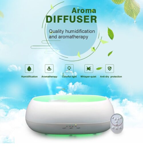 1L Ultrasonic Essential Oil Diffuser Remote Control - Image 7