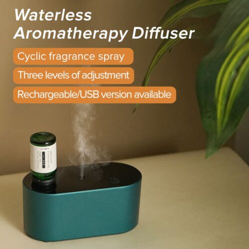 Waterless Essential Oil Diffuser | Green - Image 3