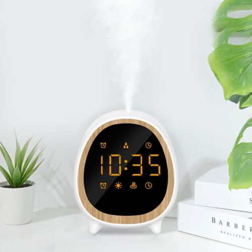 Smart Essential Oil Diffuser ▕ Alarm Clock White - Image 4