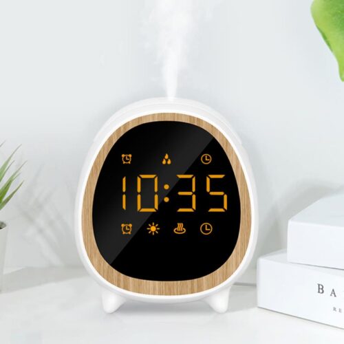 Smart Essential Oil Diffuser ▕ Alarm Clock White - Image 3