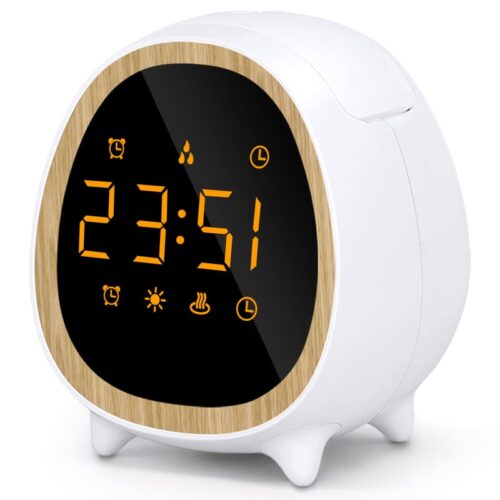 Smart Essential Oil Diffuser ▕ Alarm Clock White