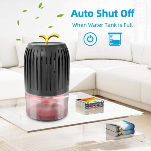 1L Black Home Dehumidifier for Small Room - Image 3