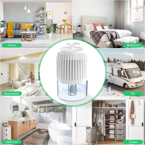 1L Small Dehumidifier▕ Led Light White - Image 7