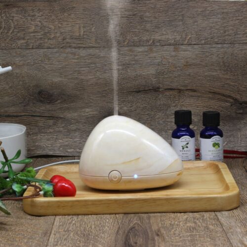 Small Portable Aroma Diffuser | USB Marble Grain - Image 7