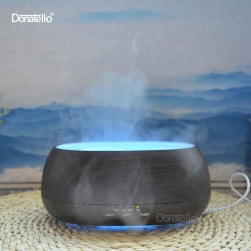 Sea Cloud Aroma Diffuser Remote Control Humidifier | Dark Wood - Image 5