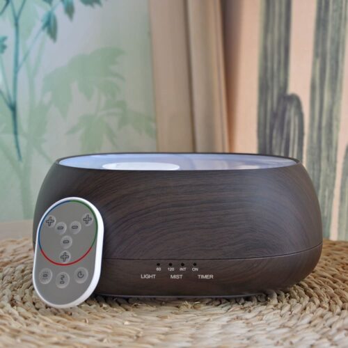 Sea Cloud Aroma Diffuser Remote Control Humidifier | Dark Wood