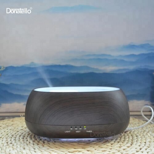 Sea Cloud Aroma Diffuser Remote Control Humidifier | Dark Wood - Image 4