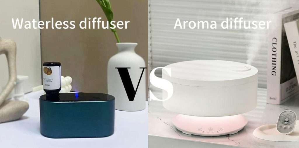 waterless diffuser and aromatherapy diffuser